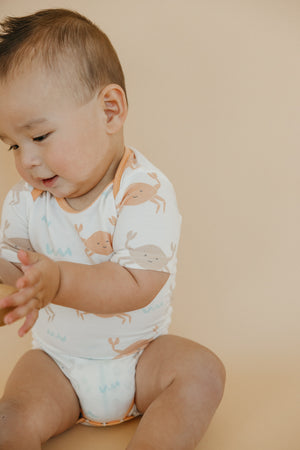 Short Sleeve Bodysuit - Tide